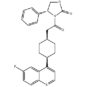 1923836-68-3,(R)-3-[2-[順式-4-(6-氟-4-喹啉基)環(huán)己基]乙?；鵠-4-苯基-2-噁唑烷酮