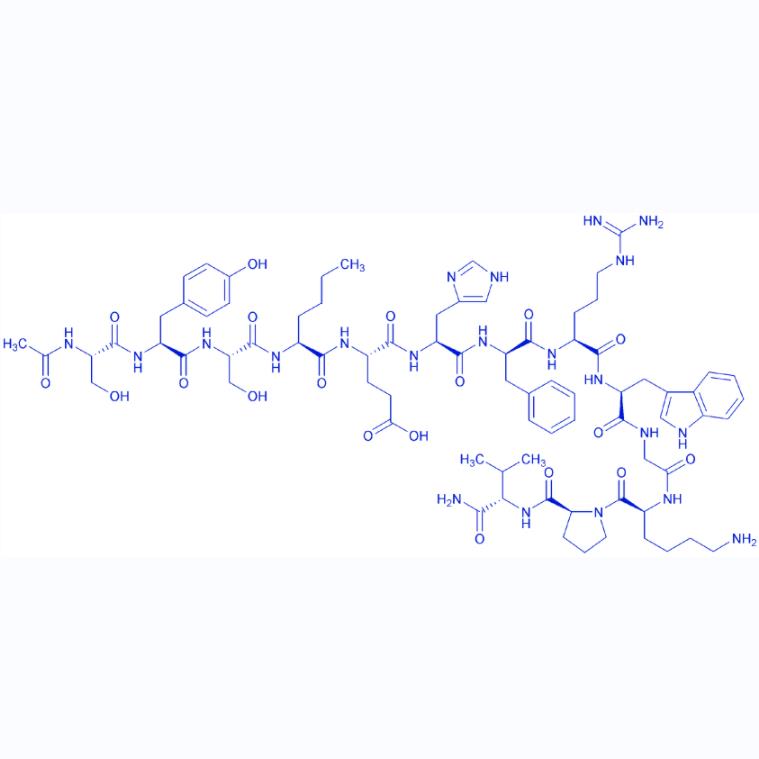 Melanotan I 75921-69-6；1566590-77-9(醋酸鹽).png