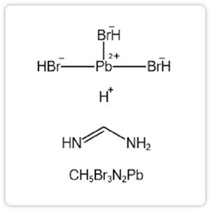 甲脒溴基鈣鈦礦FAPbBr3，橙色粉末