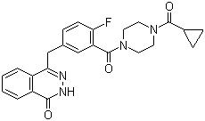 CAS 登錄號(hào)：763113-22-0 (937799-91-2), 奧拉帕尼, 1-(環(huán)丙甲?；?-4-[5-[(3,4-二氫-4-氧代-1-酞嗪基)甲基]-2-氟苯甲酰]哌嗪
