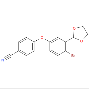 4-(4-溴-3-(1,3-二氧戊環(huán)-2-基) 苯氧基)苯甲腈
