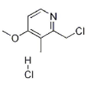 2-氯甲基-4-甲氧基-3-甲基吡啶鹽酸鹽，2-(Chloromethyl)-4-methoxy-3-methylpyridine hydrochloride，86604-74-2，C8H11Cl2NO，