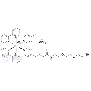 2925410-18-8 | Tris(2,2'-bipyridyl) ruthenium PEG2-amine