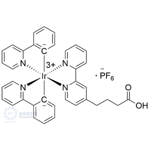 2828447-17-0 | [Ir(ppy)2(4-([2,2'-bipyridin]-4-yl)butanoic acid)][PF6]