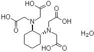 CAS 登錄號(hào)：125572-95-4, 反式-1,2-環(huán)己二胺-N,N,N',N'-四乙酸一水合物