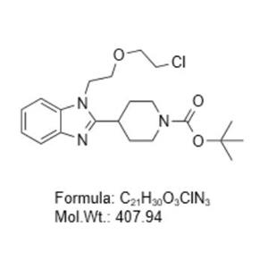 4-(1-(2-(2-氯乙氧基)乙基)-1H-苯并咪唑-2-基)哌啶-1-羧酸叔丁酯