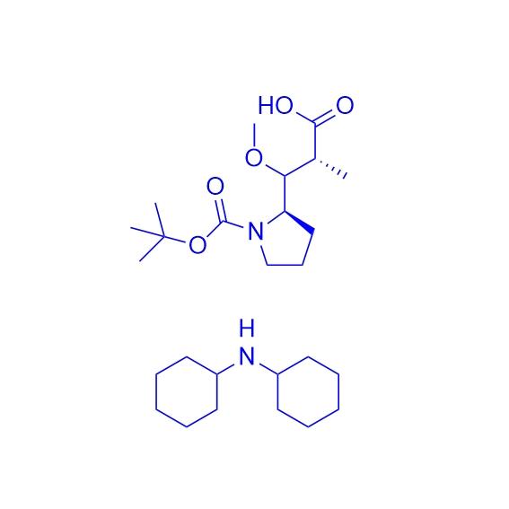 N-Boc-dolaproine dicyclohexylamine 1369427-40-6.png N-Boc-dolaproine dicyclohexylamine 1369427-40-6.png