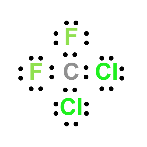 ccl2f2 lewis structure
